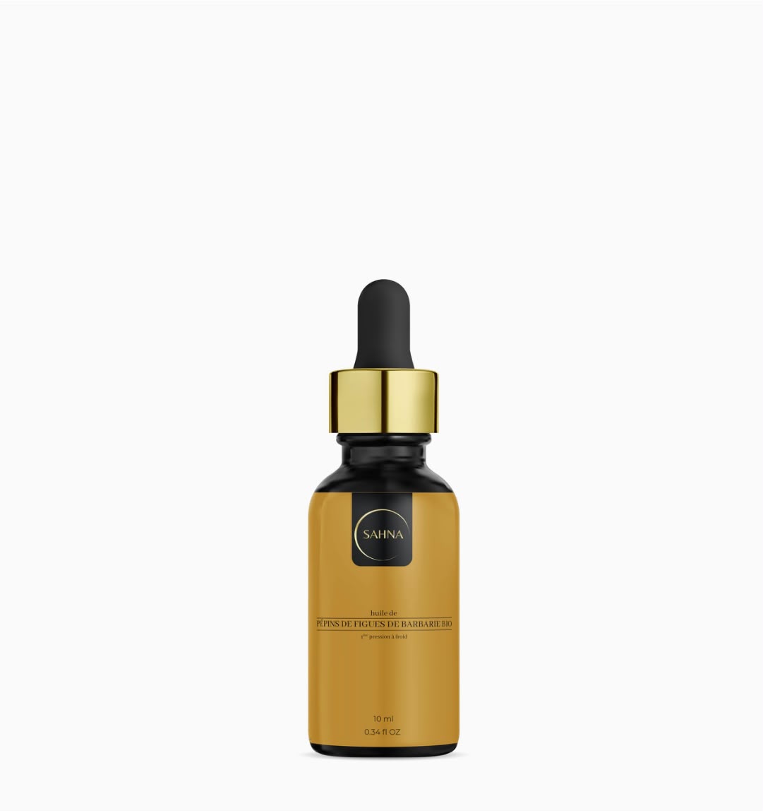 Flacon pipette SAHNA huile de pépins de figue de Barbarie BIO 10 ml